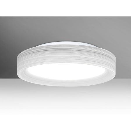 Besa Lighting Pella 16 Ceiling, Chalk, 1x24W LED PELLA16KRC-LED